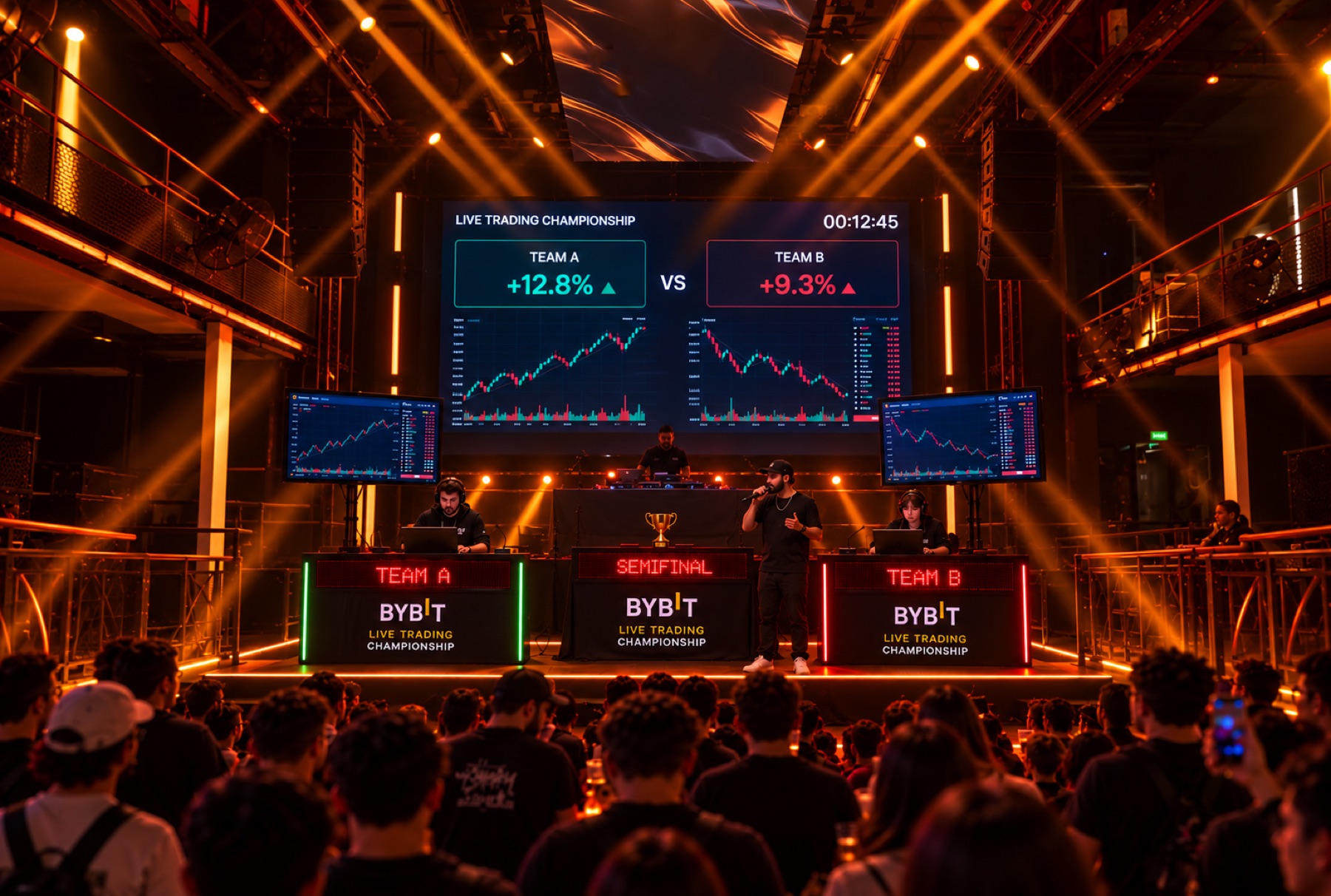 Trading Show recreated at Club Araoz